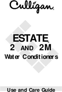 ESTATE 2 AND 2M Water Conditioners - Use and Care Guide