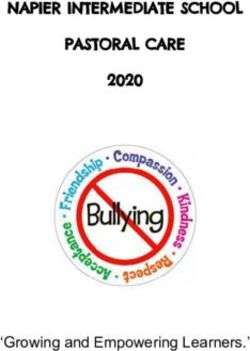 NAPIER INTERMEDIATE SCHOOL - PASTORAL CARE - 'Growing and Empowering Learners.' 2020