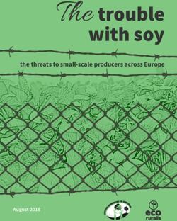 The trouble with soy the threats to small-scale producers across Europe - European Coordination Via Campesina