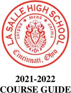 COURSE GUIDE 2021-2022 - La Salle High School