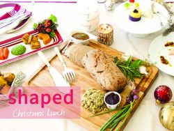 Shaped Christmas Lunch - Flavour Creations