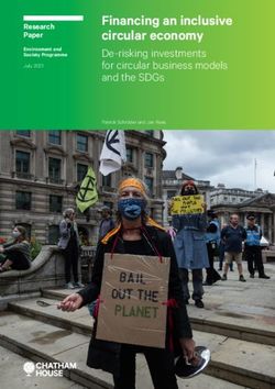 Financing an inclusive circular economy - De-risking investments for circular business models and the SDGs - Chatham House
