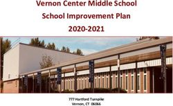 Vernon Center Middle School School Improvement Plan 2020-2021 - 777 Hartford Turnpike Vernon, CT 06066 - Vernon Public ...