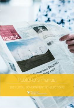 Publisher's manual 2021 LOCAL GOVERNMENT BY-ELECTIONS - Tasmanian Electoral ...