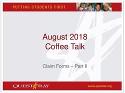 August 2018 Coffee Talk - Claim Forms - Part II - Questar III BOCES