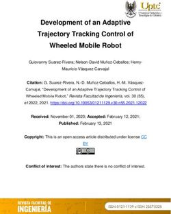 Development of an Adaptive Trajectory Tracking Control of Wheeled Mobile Robot