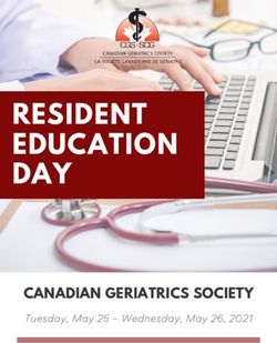 RESIDENT EDUCATION DAY - CANADIAN GERIATRICS SOCIETY - The Canadian Geriatrics ...