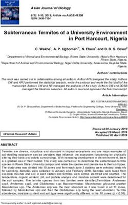 Subterranean Termites of a University Environment in Port Harcourt, Nigeria - Semantic Scholar