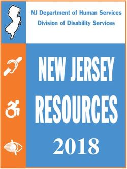 RESOURCES NEW JERSEY - NJ Department of Human Services Division of Disability Services - NJ.gov