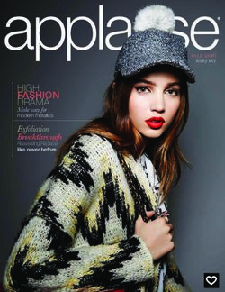 HIGH FASHION DRAMA Make way for modern metallics - Applause Fall 2016