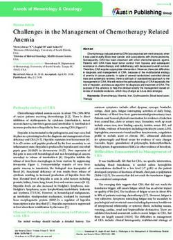 Challenges in the Management of Chemotherapy Related Anemia