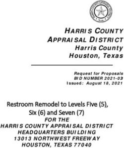 HARRIS COUNTY APPRAISAL DISTRICT Harris County Houston Texas