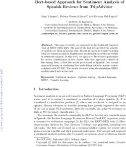 Bert-based Approach for Sentiment Analysis of Spanish Reviews from TripAdvisor