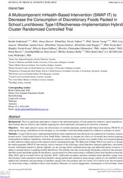 A Multicomponent mHealth-Based Intervention (SWAP IT) to Decrease the Consumption of Discretionary Foods Packed in School Lunchboxes: Type I ...