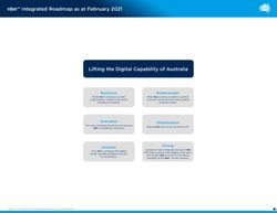 Nbn Integrated Roadmap as at February 2021 - NBN Co