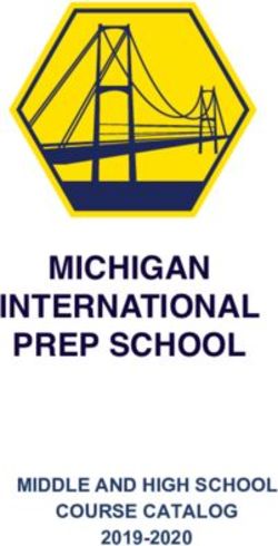 MIDDLE AND HIGH SCHOOL COURSE CATALOG 2019-2020 - Michigan ...
