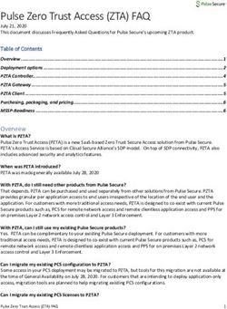 Pulse Zero Trust Access (ZTA) FAQ - External