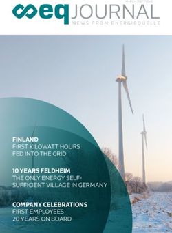 JOURNALMARCH 2021 ISSUE - FINLAND FIRST KILOWATT HOURS FED INTO THE GRID