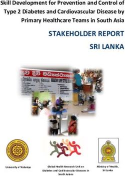 STAKEHOLDER REPORT SRI LANKA - GHRU-SOUTHASIA