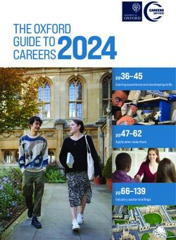 THE OXFORD GUIDE TO CAREERS 2024