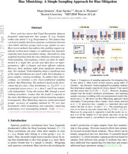 Bias Mimicking A Simple Sampling Approach For Bias Mitigation