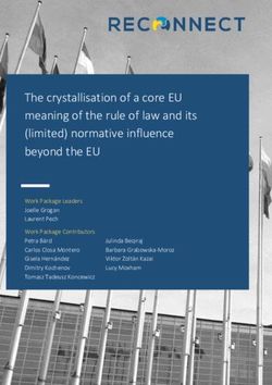The crystallisation of a core EU meaning of the rule of law and its (limited) normative influence beyond the EU