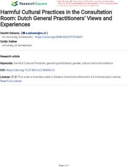 Harmful Cultural Practices in the Consultation Room: Dutch General Practitioners' Views and Experiences