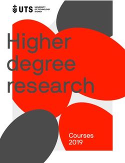 Higher degree research - Courses 2019 - Times Higher Education