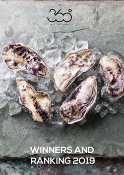WINNERS AND RANKING 2O19 - 360 Eat Guide