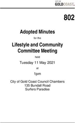 802 Adopted Minutes Lifestyle and Community Committee Meeting - Tuesday 11 May 2021 - City of Gold Coast