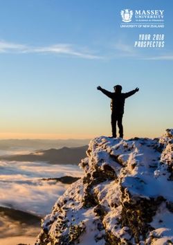 YOUR 2018 PROSPECTUS - Massey University