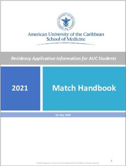 Match Handbook 2021 Residency Application Information for AUC Students - American ...