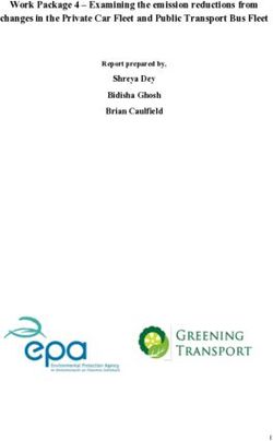 Work Package 4 - Examining the emission reductions from changes in the Private Car Fleet and Public Transport Bus Fleet Shreya Dey Bidisha Ghosh ...