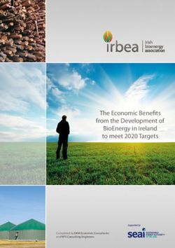 Completed by DKM Economic Consultants and RPS Consulting Engineers - Teagasc