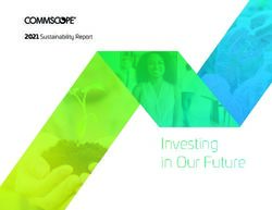 Investing in Our Future - 2021 Sustainability Report - CommScope.com