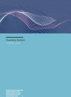 Quarterly Bulletin 2 / 2018 June - Swiss National Bank