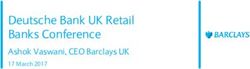 Deutsche Bank UK Retail Banks Conference - Ashok Vaswani, CEO Barclays UK 17 March 2017