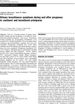 Urinary Incontinence Symptoms During And After Pregnancy In Continent