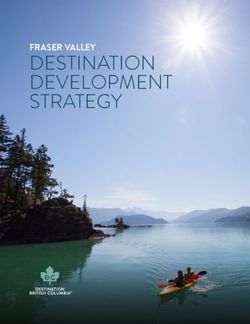 Destination Development Strategy Fraser Valley Destination