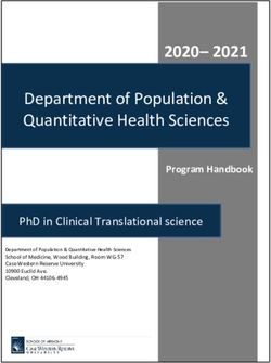 Department of Population & Quantitative Health Sciences - Case Western Reserve University