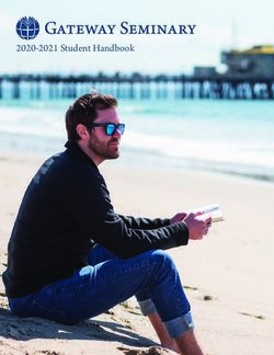 2020-2021 Student Handbook - Gateway Seminary Student Handbook | 1 - Rackcdn.com