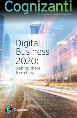 Cognizanti Digital Business 2020: Getting there from here!
