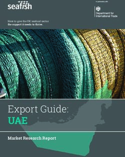 UAE Export Guide: Market Research Report - Seafish