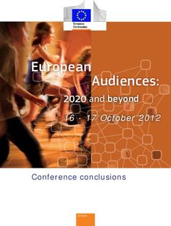 European Audiences: "Celebrating 25 years of European Capitals of Cul- ture" - Summary of the European Commission conference
