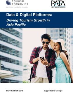 Data & Digital Platforms: Driving Tourism Growth in Asia Pacific - SEPTEMBER 2018 - PATA