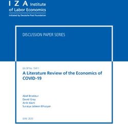 A Literature Review of the Economics of - COVID-19 IZA DP No. 13411 JUNE 2020 Abel Brodeur David Gray Anik Islam Suraiya Jabeen Bhuiyan - IZA ...