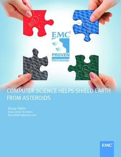 COMPUTER SCIENCE HELPS SHIELD EARTH FROM ASTEROIDS - Bruce Yellin Data Center Architect - EMC ...