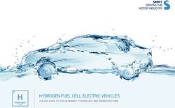 HYDROGEN FUEL CELL ELECTRIC VEHICLES - A QUICK GUIDE TO THE UK MARKET, TECHNOLOGY AND INFRASTRUCTURE - SMMT