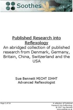 Published Research into Reflexology An abridged collection of published research from Denmark, Germany, Britain, China, Switzerland