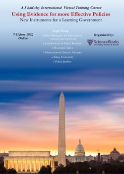 Using Evidence for more Effective Policies - ScienceWorks